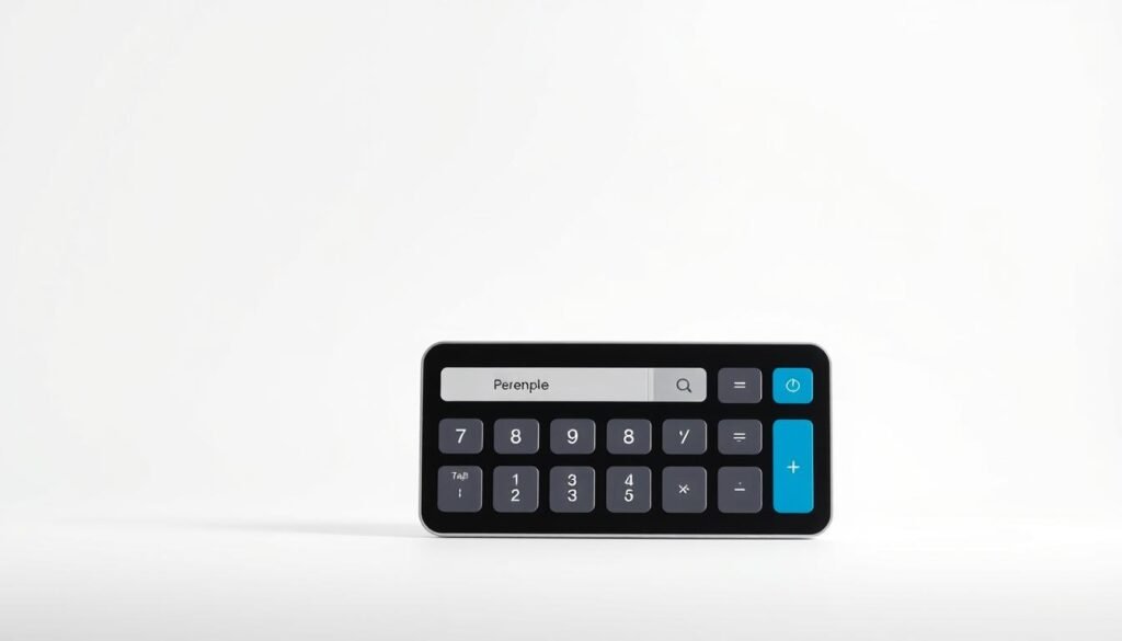 A sleek and modern calculator interface against a clean, minimalist background. Prominently displayed is the Xeindia brand logo, conveying a sense of professionalism and reliability. The calculator's display shows an example calculation, demonstrating its "Average Percentage" function. The design is elegant, with subtle gradients and soft shadows creating depth and visual interest. The overall atmosphere is one of simplicity, efficiency, and user-friendliness, perfectly suited for the article's subject matter.